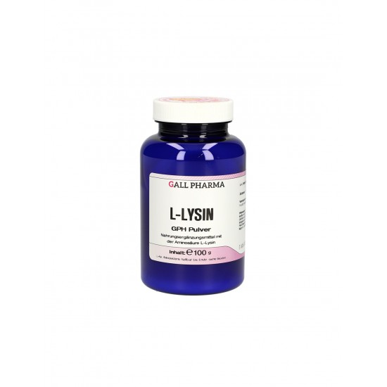 Херпес симплекс, имунно здраве - L-Лизин (L-Lysin), 100 g, прах