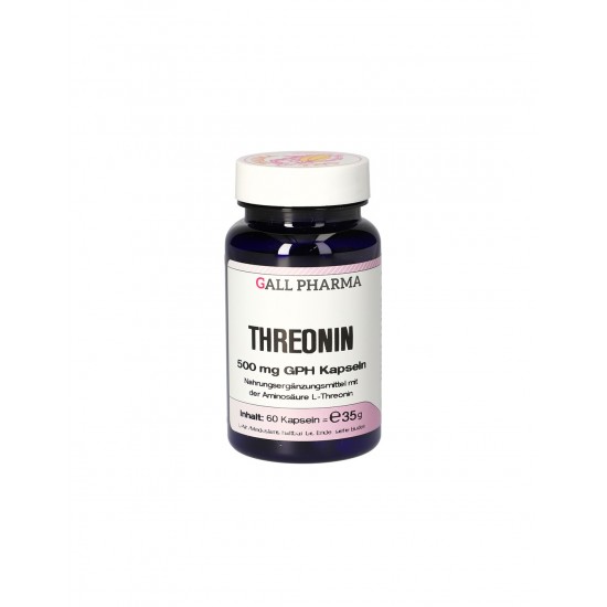 Грижа за костите и мускулите - L-Треонин (Threonin), 500 mg х 60 капсули