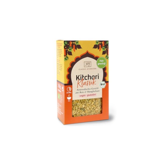 Аюрведично ястие с ориз басмати, боб мунг и подправки - Classic Ayurveda® Kitchari, 240 g