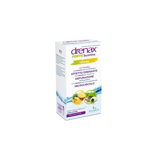 Диуретична формула срещу затлъстяване и целулит - Дренакс - Drenax® с ананас, касис и зелен чай, 15 сашета с течност х 15 ml