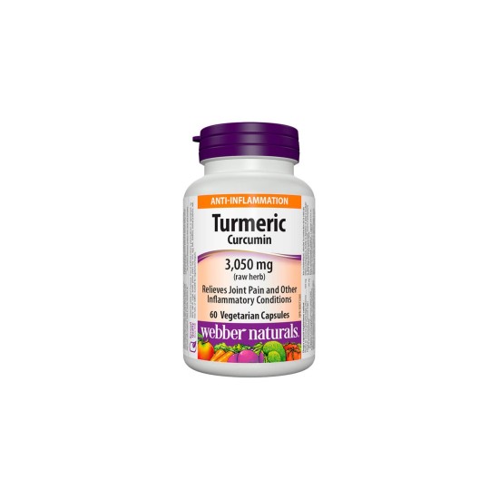 Turmeric Curcumin/ Куркума (куркумин) 600 mg x 60 капсули Webber Naturals