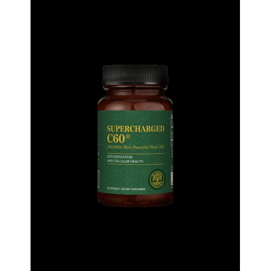 Supercharged C60® - Микроактивиран активен въглен, 30 капсули Global Healing