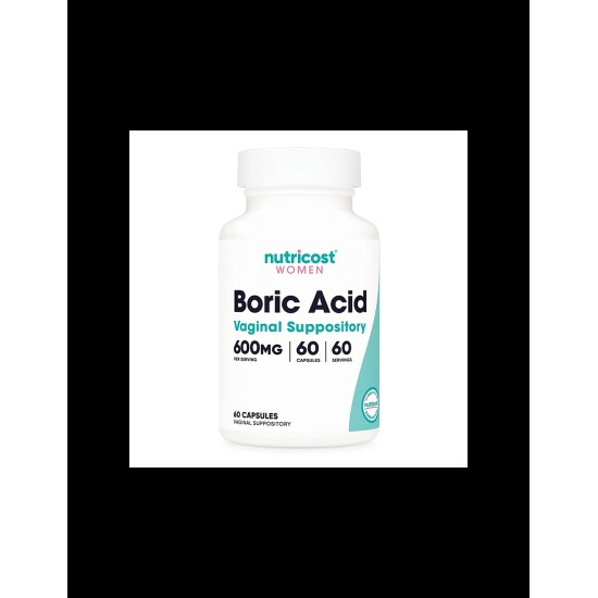 Вагинални инфекции - Борна киселина (Boric Acid), 600 mg х 60 вагинални капсули