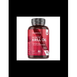 Грижа за сърцето, мозъка и зрението Масло от Антарктически крил (Krill oil) 600 mg х 180 софтгел капсули