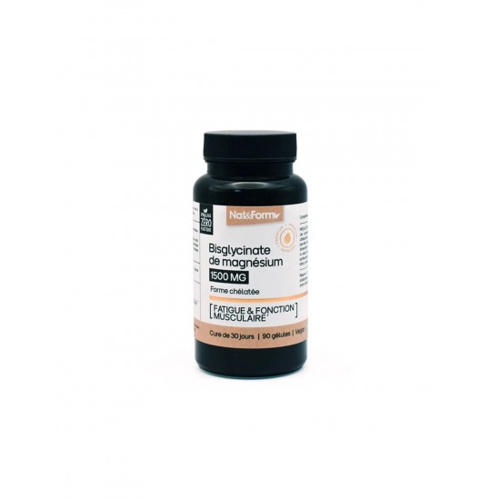 Мускулна, сърдечна и нервна система - Магнезий (бисглицинат), 100 mg х 90 капсули Мускулна, сърдечна и нервна система - Магнезий (бисглицинат), 100 mg х 90 капсули