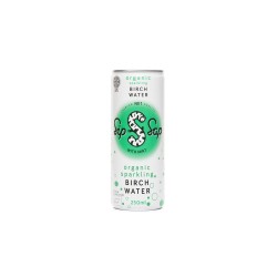 Детоксикация и тонус - Био брезов сок с вкус на мента (газиран), 250 ml