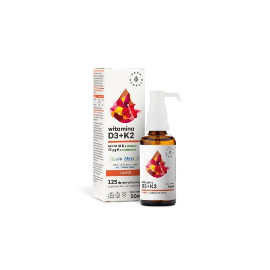Кости и стави Витамин D3 1000 IU + K2 18.75 µg Форте 50 ml орален спрей