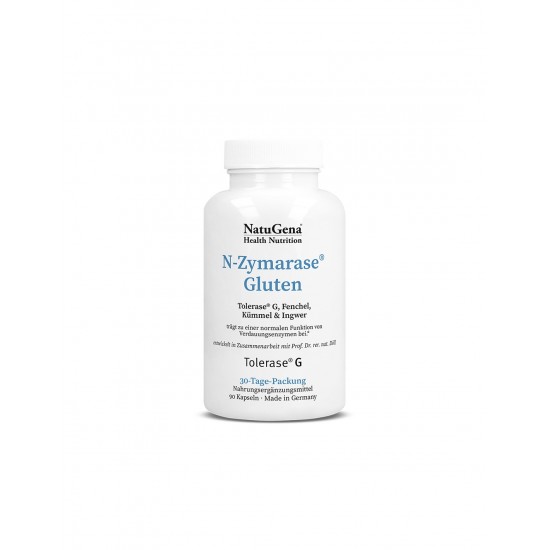 N-Zymarase® Gluten (ензимен комплекс при глутенова непоносимост), 90 капсули N-Zymarase® Gluten (ензимен комплекс при глутенова непоносимост), 90 капсули