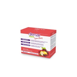 Диуретична детокс формула - Дренакс - Drenax® с бяла бреза, касис и миши уши, 30 сашета, с вкус на лимон и череша