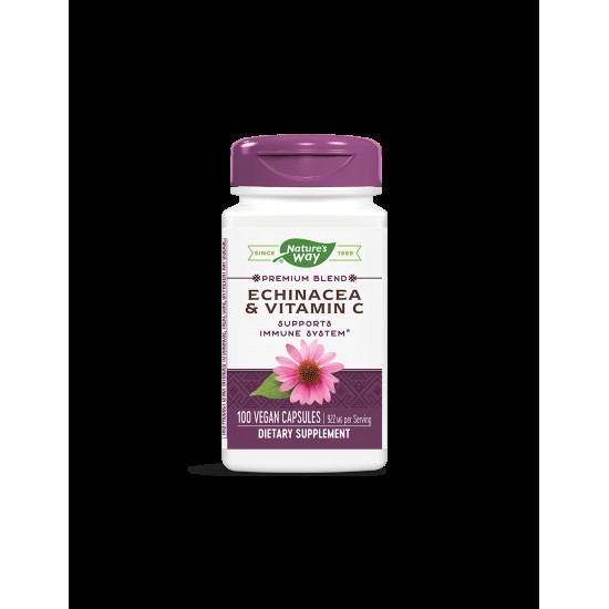 Echinacea & Vitamin C/ Ехинацея & Витамин C х 100 капсули