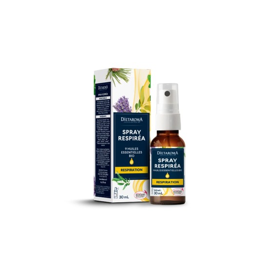 Спрей за дихателната система с 9 вида етерични масла, 30 ml