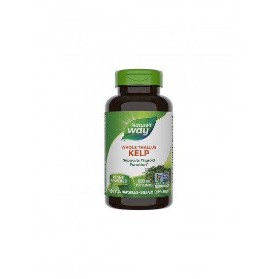 Kelp Whole Thallus/ Келп / Кафяви водорасли 600 mg x 180 капсули Nature’s Way