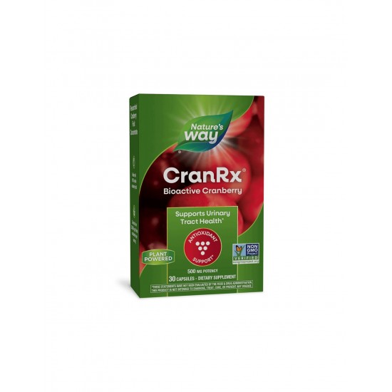 CranRx® Bioactive Cranberry/ Червена боровинка 500 mg х 30 капсули Nature’s Way CranRx® Bioactive Cranberry/ Червена боровинка 500 mg х 30 капсули Nature’s Way