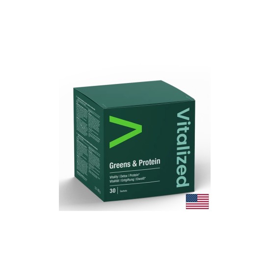 Черен дроб и мускулна функция - Зелени храни + протеини, 30 сашета