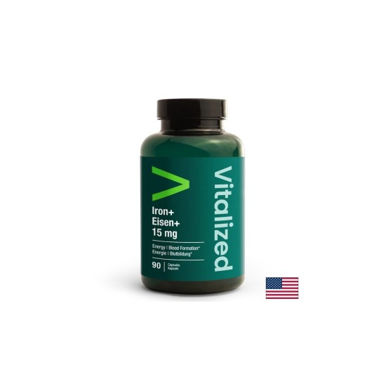 Анемия - Желязо + витамин С, В2 и мед Iron+, 90 капсули