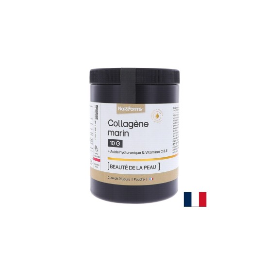 Хидролизиран морски колаген + хиалурнова киселина, витамин С и Е, 315 g прах, с аромат на маракуя