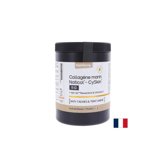 Хидролизиран морски колаген Naticol® - CySkin® + L-цистеин, транс-ресвератрол и витамин С, 365 g прах