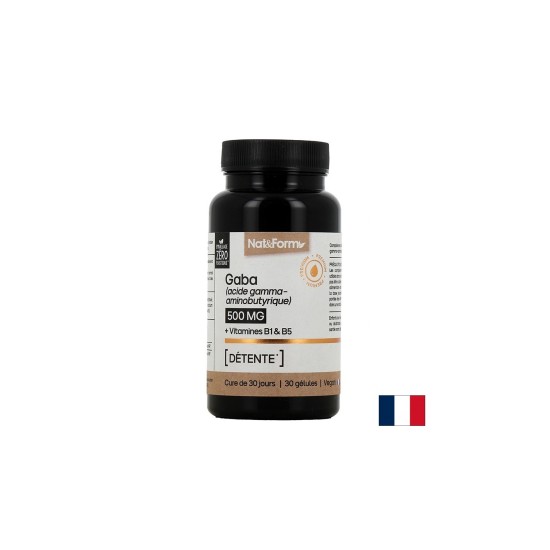 Стрес и добро настроение - ГАБА + Витамин В1 и пантотенова киселина, 30 капсули