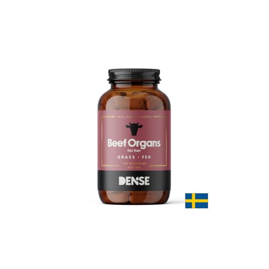 Черен дроб, бъбрек и сърце + калций - Женска енергия и хранителна подкрепа, 180 капсули