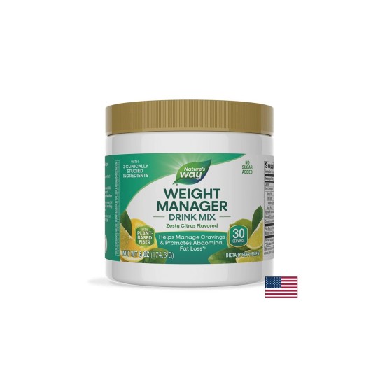 Формула за контрол на апетита, теглото и коремните мазнини - Weight Manager - 174.3 g прах, с вкус на цитрусови плодове