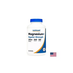 Магнезий+ (бисглицинат + оксид) – против умора, крампи и нервно напрежение, 105 mg, 240 капсули