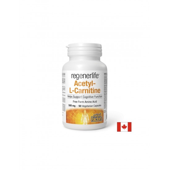 Ацетил-Л-Карнитин Regenerlife™ - Енергия, концентрация и метаболитна подкрепа, 90 капсули Ацетил-Л-Карнитин Regenerlife™ - Енергия, концентрация и метаболитна подкрепа, 90 капсули