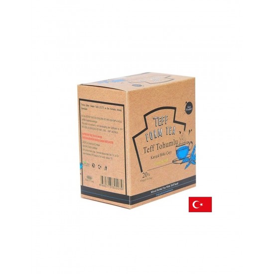 Билков чай със семена от теф – За метаболитен баланс и контрол на апетита, 20 филтърни пакетчета Билков чай със семена от теф – За метаболитен баланс и контрол на апетита, 20 филтърни пакетчета