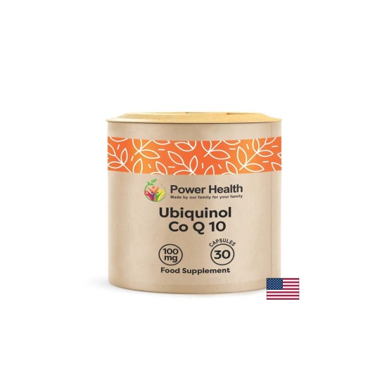 Коензим Q10 (убиквинол) – За клетъчна енергия и сърдечна функция, 100 mg, 30 капсули