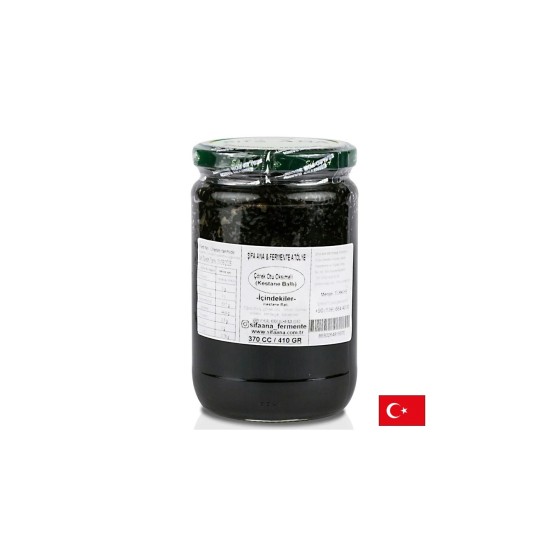 Оксимел с черен кимион, мед от кестени и оцет от сумак – За имунитет, гърло и храносмилане, 660 ml