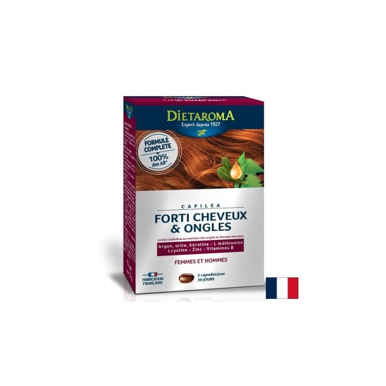 Укрепваща формула за коса и нокти – С витамини и растителни екстракти, 60 капсули