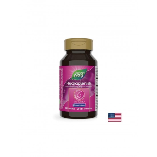 Колаген с хиалуронова киселина и МСМ Hydraplenish® - Красива кожа и здрави стави, 750 mg, 60 капсули Nature’s Way Колаген с хиалуронова киселина и МСМ Hydraplenish® - Красива кожа и здрави стави, 750 mg, 60 капсули Nature’s Way