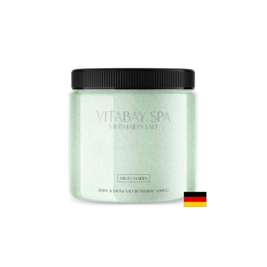 Соли за вана с дива мента – Освежаване и релакс за тялото, 1000 g