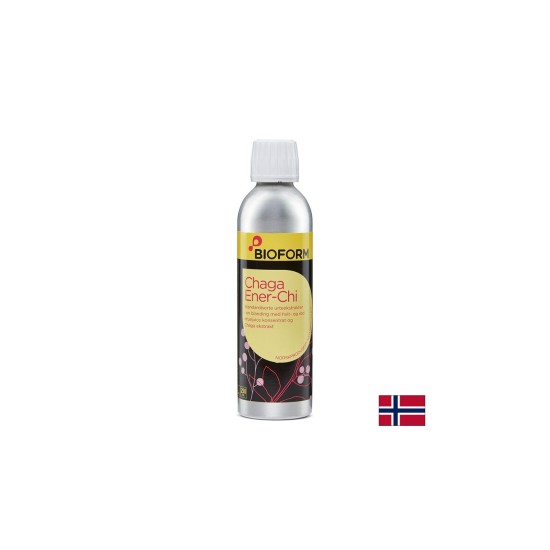 Чага + билкови екстракти – Chaga Ener-Chi, за имунитет, тонус и енергиен баланс, 250 ml