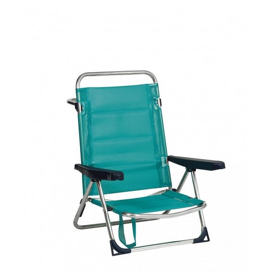 Сгъваем стол за плаж 607ALGF Премиум , нисък