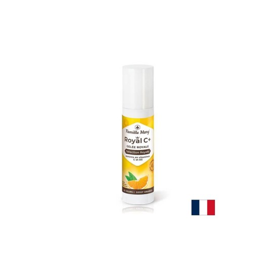 Пчелно млечице + Витамин C и D3 – Енергия и имунна подкрепа, 30 g, с вкус на портокал