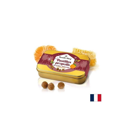 Прополис пастили – Гърло и имунитет, с вкус на мандарина, 60 g