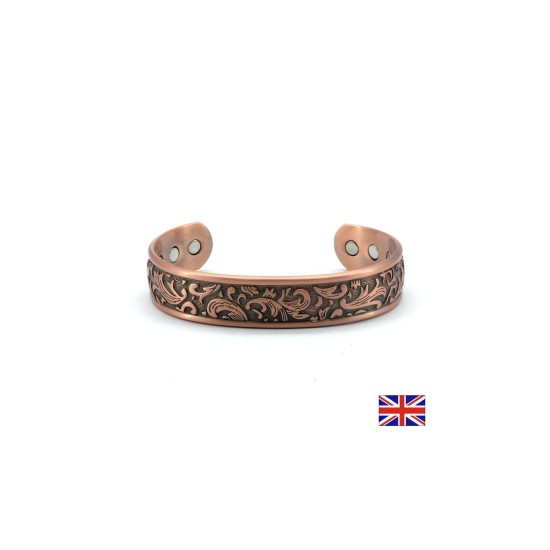 Магнитна гривна Релефен лист – Спокойствие и природен баланс, размер M, 1 бр.