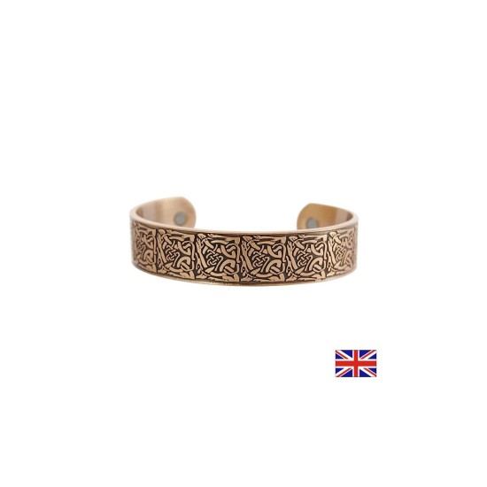 Магнитна гривна Келтски квадрат – Сила и защита, размер L, 1 бр.