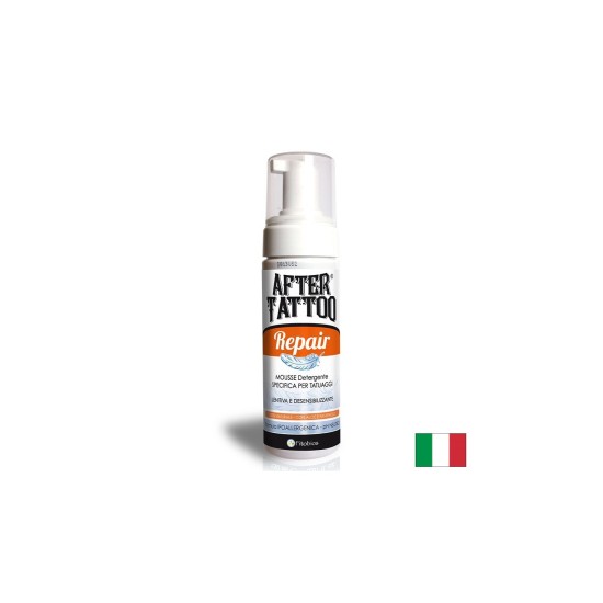 Почистваща мус-пяна за нова татуировка – С алое и пантенол, After Tattoo Repair, 100 ml