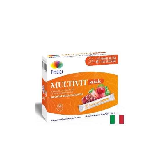 Пълен спектър витамини и минерали – За енергия, имунитет и тонус, Multivit Stick, 14 течни сашета