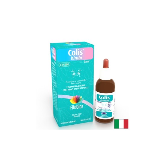 Лайка + резене + маточина – При подуване и стомашен дискомфорт при деца, Colis® Bimbi, 30 ml капки