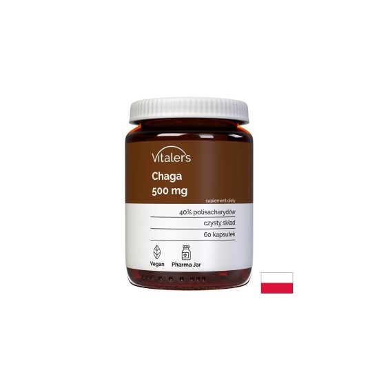Чага – Имунитет и баланс на кръвната захар, 500 mg, 60 капсули