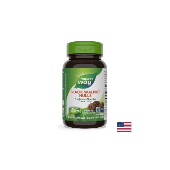 Черен орех (шушулки) - Срещу чревни паразити и чревна кандидоза, 450 mg, 100 капсули Черен орех (шушулки) - Срещу чревни паразити и чревна кандидоза, 450 mg, 100 капсули