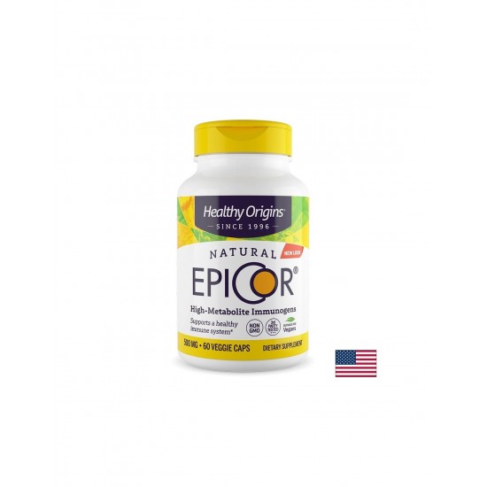 Ферментирали дрожди EpiCor® – Имунитет и здравословна чревна флора, 500 mg, 30 капсули Ферментирали дрожди EpiCor® – Имунитет и здравословна чревна флора, 500 mg, 30 капсули