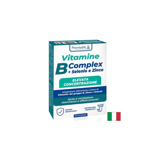 Витамин B комплекс, Селен и Цинк – Енергия и силен имунитет, 60 таблетки