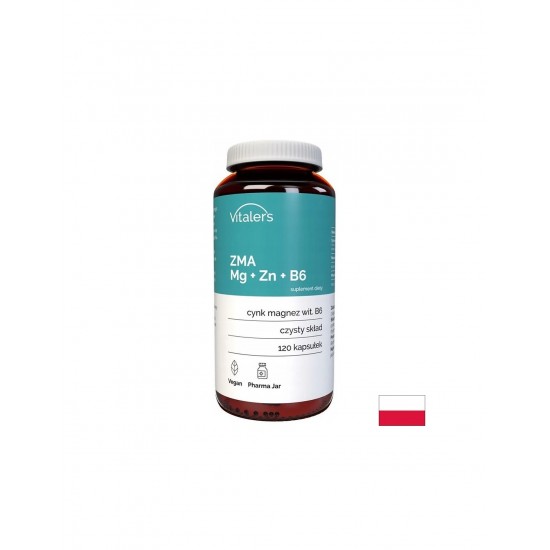 ZMA – Магнезий 240 mg + Цинк 15 mg + Витамин B6 10 mg - Възстановяване, сън и мускулна сила, 120 капсули ZMA – Магнезий 240 mg + Цинк 15 mg + Витамин B6 10 mg - Възстановяване, сън и мускулна сила, 120 капсули