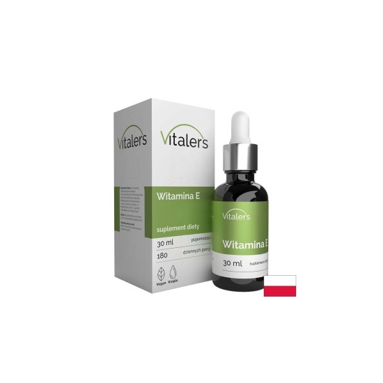 Витамин E – Клетъчна защита, еластична кожа и сърдечна функция, 12 mg, 180 дози капки