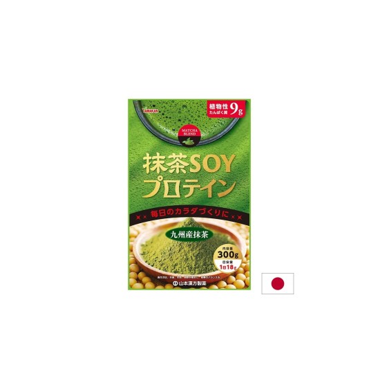 Соев протеин + Матча - От Хокайдо Енергия и мускулна сила 300 g прах
