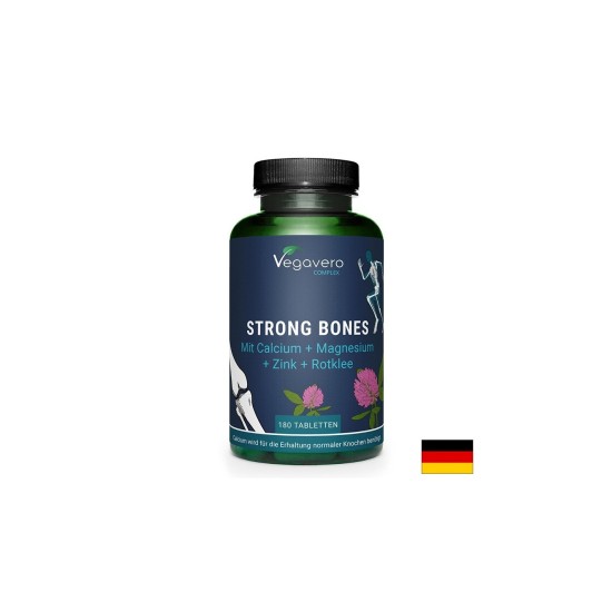 Калций 400 mg + Магнезий 150 mg + Цинк + Червена детелина – Формула за здрави кости, 180 таблетки