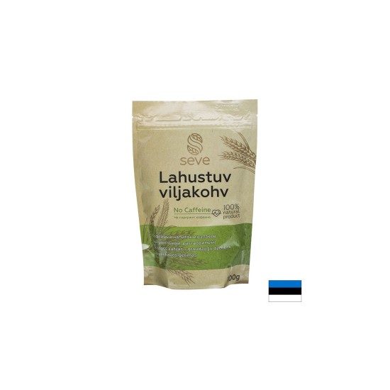 Кафе от ечемик и ръж Източник на фибри за добро храносмилане Разтворима напитка, 100 g прах